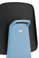 bimos Arbeitsdrehstuhl Labsit blau, schwarz Kunstleder