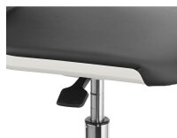 bimos Arbeitsdrehstuhl Labsit weiß, schwarz Kunstleder