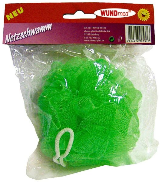 WUNDmed® Duschschwamm grün 11,0 x 11,0 cm