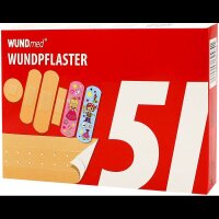 WUNDmed® Pflaster Familienpackung 05-002 beige, 51 St.