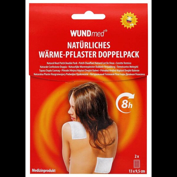 WUNDmed® Wärmepflaster 02-135 weiß 9,5 x 1,3 cm, 2 St.