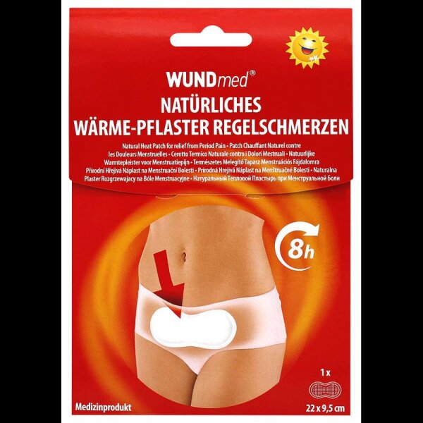 WUNDmed® Unterleibwärmer Regelschmerzen 02-055 weiß 9,5 x 22,0 cm, 1 St.