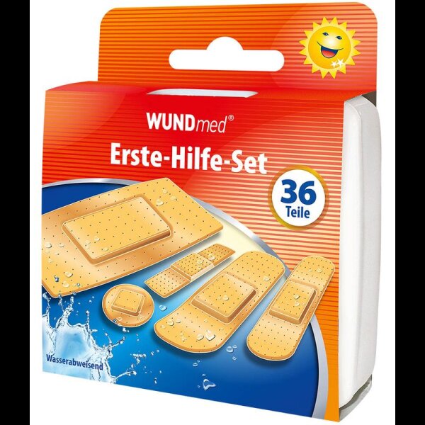 WUNDmed® Pflaster Erste-Hilfe-Set 05-023 beige, 36 St.