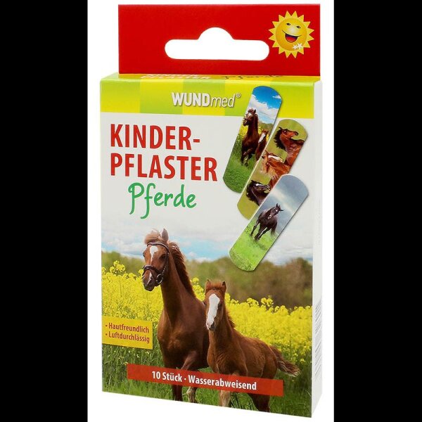 WUNDmed® Pflaster Pferde 02-115 bunt 1,9 x 6,3 cm, 10 St.