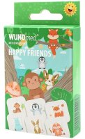 WUNDmed® Pflaster Happy Friends 02-117 bunt 3,8 x 3,8...