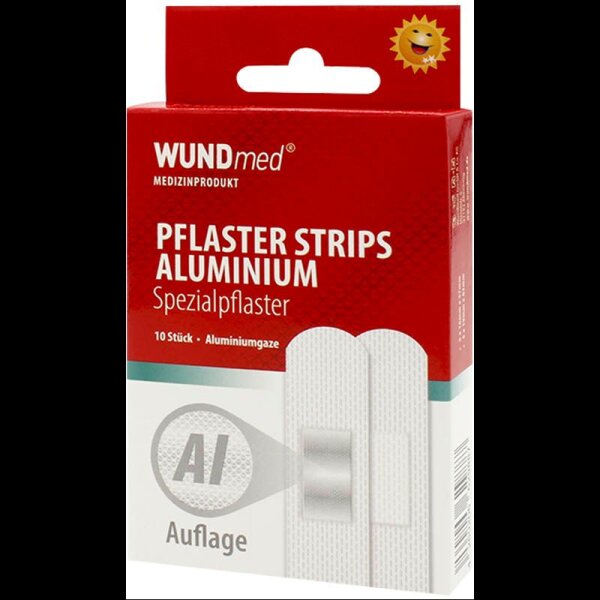 WUNDmed® Pflaster Aluminium 02-100 grau, 10 St.