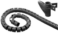 goobay Kabelschlauch 2,5 m schwarz