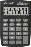 Rebell HC 108 Taschenrechner schwarz