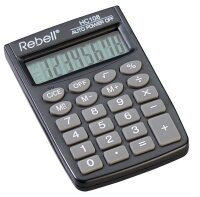 Rebell HC 108 Taschenrechner schwarz