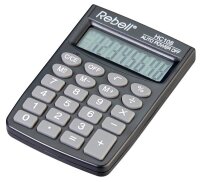 Rebell HC 108 Taschenrechner schwarz