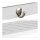 relaxdays Wandgarderobe weiß Holz 4 Haken 50,0 x 17,5 cm, 1 St.