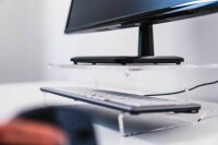 BAKKER ELKHUIZEN Monitorständer Q-riser 100 transparent
