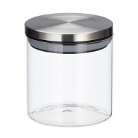 relaxdays Vorratsdosen 11,0 cm hoch transparent 380,0 ml,...