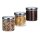 relaxdays Vorratsdosen 11,0 cm hoch transparent 380,0 ml, 3 St.