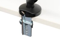 BAKKER ELKHUIZEN Monitor-Halterung BE Flexible Single BNEBFSDG dunkelgrau für Monitore, Tischklemme