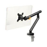 BAKKER ELKHUIZEN Monitor-Halterung BE Flexible Single BNEBFSDG dunkelgrau für Monitore, Tischklemme
