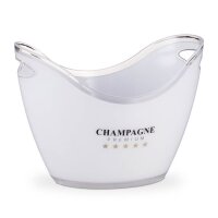 relaxdays Champagnerkühler weiß