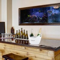 relaxdays Champagnerkühler weiß