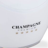 relaxdays Champagnerkühler weiß