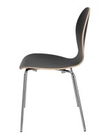 Nowy Styl Schalenstühle Cafe VI schwarz Holz, 4 St.
