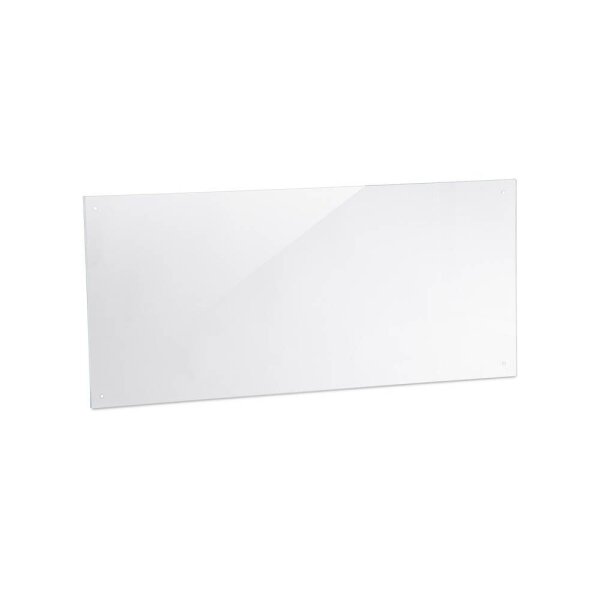 relaxdays Spritzschutz Küche transparent 100,0 x 0,6 x 50,0 cm