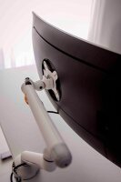 BAKKER ELKHUIZEN Monitor-Halterung BE Flexible Single BNEBFSW weiß für Monitore, Tischklemme