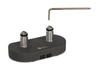 BAKKER ELKHUIZEN Monitor-Halterung BE Flexible Dual BNEBFDDG dunkelgrau für 2 Monitore, Tischklemme