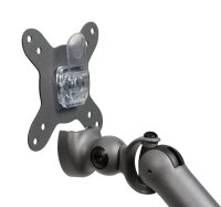 BAKKER ELKHUIZEN Monitor-Halterung BE Flexible Dual BNEBFDDG dunkelgrau für 2 Monitore, Tischklemme