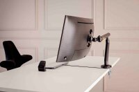 BAKKER ELKHUIZEN Monitor-Halterung BE Flexible Single BNEBFSB schwarz für Monitore, Tischklemme