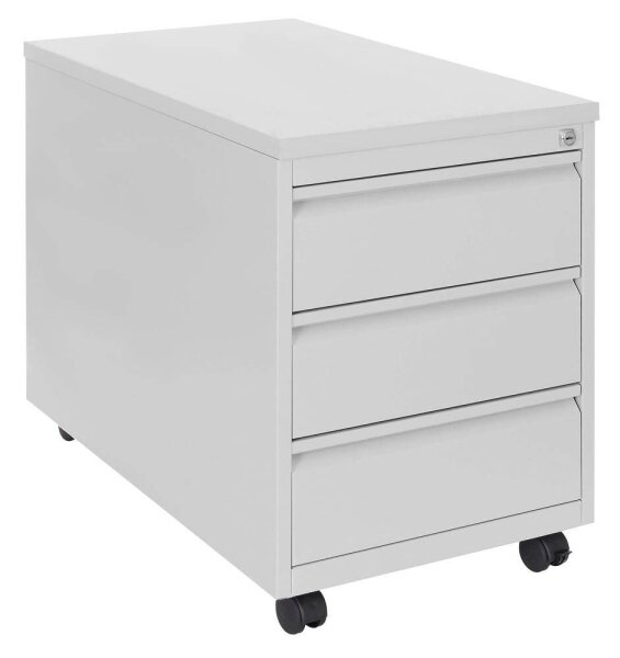 Gürkan Rollcontainer lichtgrau 3 Auszüge 46,0 x 79,0 x 62,0 cm