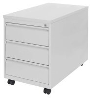 Gürkan Rollcontainer lichtgrau 3 Auszüge 46,0 x 79,0 x 62,0 cm
