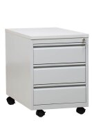 Gürkan Rollcontainer lichtgrau 3 Auszüge 46,0 x 79,0 x 62,0 cm