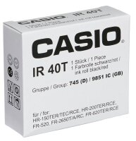 CASIO IR-40T-2 (Gruppe 745) schwarz/rot Farbrolle