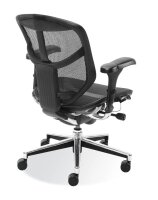 Nowy Styl Bürostuhl Enjoy Stoff schwarz, Gestell chrom