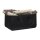 relaxdays Kaminholztasche 27,0 l schwarz 25,0 x 50,0 x 25,0 cm, 1 St.