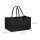 relaxdays Kaminholztasche 27,0 l schwarz 25,0 x 50,0 x 25,0 cm, 1 St.