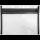 VELOFLEX Reißverschlussbeutel VELOBAG® DIN A5 transparent/schwarz 0,3 mm, 1 St.