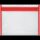 VELOFLEX Reißverschlussbeutel VELOBAG® DIN A4 transparent/rot 0,3 mm, 1 St.