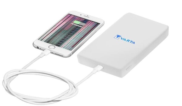 VARTA MAG PRO wireless Powerbank 5.000 mAh weiß
