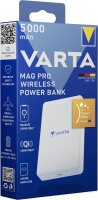 VARTA MAG PRO wireless Powerbank 5.000 mAh weiß