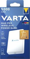 VARTA MAG PRO wireless Powerbank 5.000 mAh weiß