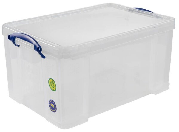 Really Useful Box Aufbewahrungsbox 48,0 l transparent 60,0 x 40,0 x 31,5 cm, 1 St.
