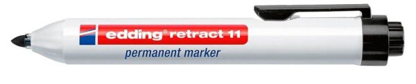 edding retract 11 Permanentmarker schwarz 1,5 - 3,0 mm, 1 St.