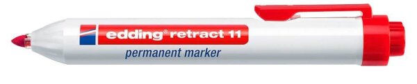 edding retract 11 Permanentmarker rot 1,5 - 3,0 mm, 1 St.