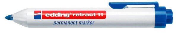 edding retract 11 Permanentmarker blau 1,5 - 3,0 mm, 1 St.