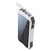 BOOMPODS Neutron Solar Solar-Powerbank 10.000 mAh weiß
