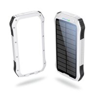 BOOMPODS Neutron Solar Solar-Powerbank 10.000 mAh weiß