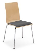 Nowy Styl Schalenstühle Cafe VII buche, grau Holz, 4...