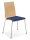 Nowy Styl Schalenstühle Cafe VII buche, blau Holz, 4 St.