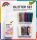 folia Bastelset Glitterset mehrfarbig